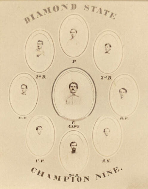1866 Diamond State BBC cabinet card